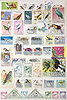 Briefmarken Motiv Vögel - 49 internationale Sondermarken