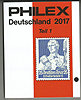 ungebrauchter Briefmarkenkatalog PHILEX Deutschland 2017 Teil 1