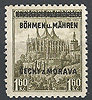 13 Marken der Tschechoslowakei 1 60 Kc Böhmen und Mähren