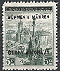 18 Marken der Tschechoslowakei 5 Kč Böhmen und Mähren