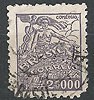 566 xII Freimarke Handel 2$000 stamp Brasil