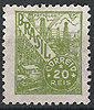 609 yII Freimarke Erdöl 20 Reis stamp Brasil