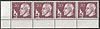 Vierer Streifen, 191 y Robert Koch 20 Pf Deutsche Bundespost Berlin