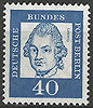 207 Bedeutende Deutsche 40 Pf Deutsche Bundespost Berlin