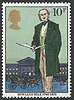 804 Rowland Hill 10 P stamp Great Britain