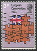 612 EU Beitritt Grossbritanien 3 P stamp Great Britain
