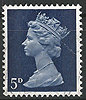 457 Elisabeth II 5 D stamp Great Britain
