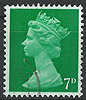 459 Elisabeth II 7 D stamp Great Britain