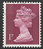 562 C Elisabeth II 1 P stamp Great Britain
