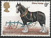 769 Shire horse 9 P stamp Great Britain