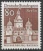 280  Deutsche Bauwerke 80 Pf Deutsche Bundespost Berlin