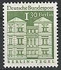 284  Deutsche Bauwerke 1,30 DM Deutsche Bundespost Berlin