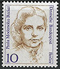 806 Paula Modersohn Becker 10 Pf Deutsche Bundespost Berlin