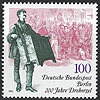 872 Drehorgel 100 Pf Deutsche Bundespost Berlin