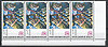 4er Streifen 678 Moderne Gemälde 50 Pf Deutsche Bundespost Berlin