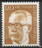 395 Gustav Heinemann 120 Pf Deutsche Bundespost Berlin