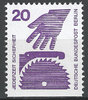 404 D Jederzeit Sicherheit 20 Pf Deutsche Bundespost Berlin