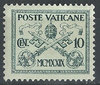 2 Freimarke Pius XI Poste Vaticane 10 Cent Briefmarke Vatikan