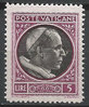 109 Pius XII Poste Vaticane 5 Lire Briefmarken