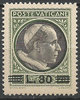 123 Pius XII Poste Vaticane 30 L auf 20 L Briefmarken
