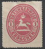 18 Braunschweig 1 Groschen Briefmarke Altdeutschland