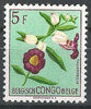 309 Belgisch Congo Belge Blumen 5 F