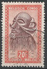 286 Congo Belge Afrikanische Kunst 3.50 F Belgisch Congo