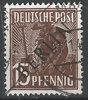 6 Gemeinschaftsausgabe 15 Pf Berlin West Deutsche Post