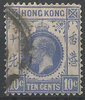 103 Hongkong Georg Ten Cents stamp