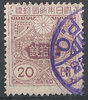 107 Japan Tazawa 20 Sen Imperial Japanese Post stamp