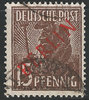 25 Gemeinschaftsausgabe 15 Pf Berlin West Deutsche Post, geprüft