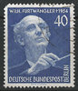 Beschädigt- 128 Wilhelm Furtwängler 40 Pf Deutsche Bundespost Berlin