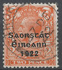 28.I Freistaat Irland - Georg V. mit Aufdruck Éireann 2 Pence