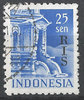 49A Ziffernzeichnung RIS Indonesia 25 Sen Indonesien