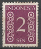 14 C Ziffernzeichnung Indonesia 2 Sen Indonesien