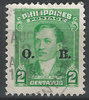 40 Philippines O.B. Dienstmarke 2 C