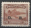 44 Philippines Postage O.B. Dienstmarke 20 C