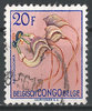 314 Belgisch Congo Belge Blumen 20 F