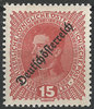 233 Kaiser Franz Joseph 15 Heller mit Aufdruck Deutschösterreich