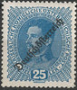 235 Kaiser Franz Joseph 25 Heller mit Aufdruck Deutschösterreich