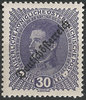 236 Kaiser Franz Joseph 30 Heller mit Aufdruck Deutschösterreich