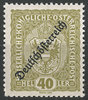 237 Wappen 40 Heller mit Aufdruck Deutschösterreich