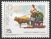 382 Portugal Azoren 75 Widderkarren Briefmarke Açores