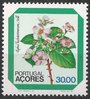 359 Portugal Azoren 30.00 Blumen Briefmarke Açores