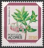 360 Portugal Azoren 37.50 Blumen Briefmarke Açores