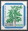 361 Portugal Azoren 100.00 Blumen Briefmarke Açores