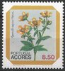 346 Portugal Azoren 8.50 Blumen Briefmarke Açores