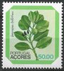 348 Portugal Azoren 50.00 Blumen Briefmarke Açores