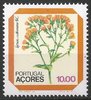 350 Portugal Azoren 10.00 Blumen Briefmarke Açores