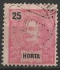 18 Portugal Angra 25 Reis König Carlos I Briefmarke